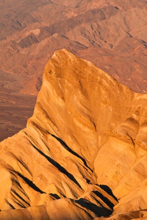 Manly Beacon in the hottest place on earth, Death Valley, named after William Lewis Manly author of "Death Valley in 1849"